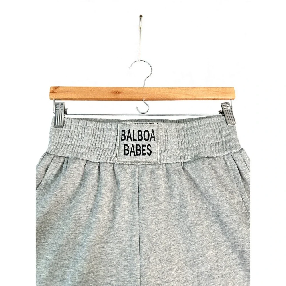 Balboa Babes Women's Grey Sweatpants Joggers Size L - Picture 2 of 4